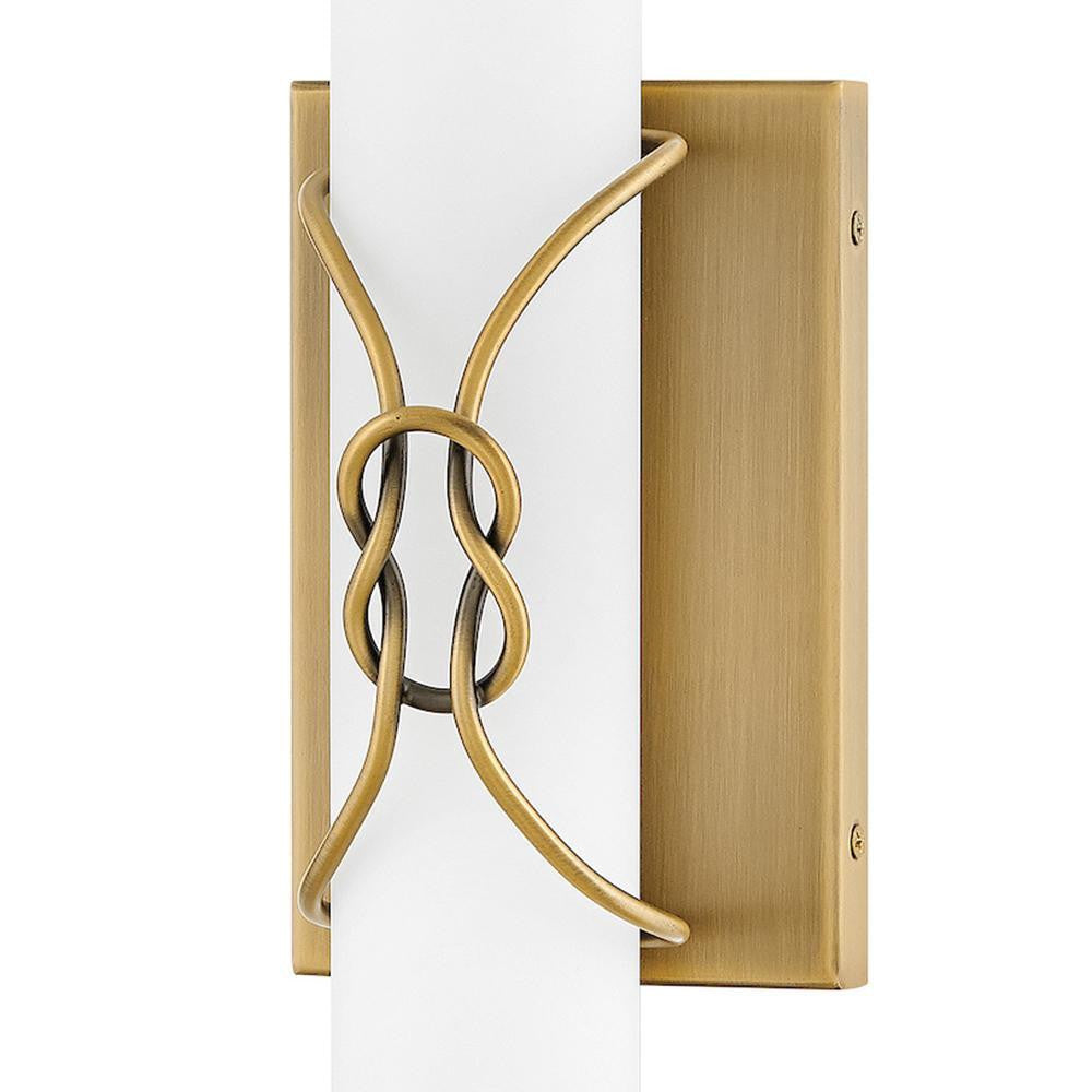 Hinkley Kitts Medium LED Vanity Lacquered Brass
