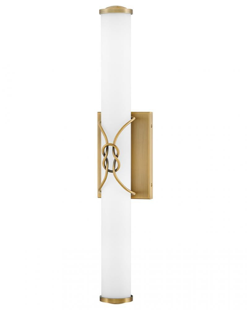 Hinkley Kitts Medium LED Vanity Lacquered Brass