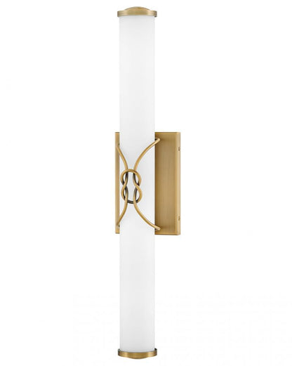 Hinkley Kitts Medium LED Vanity Lacquered Brass