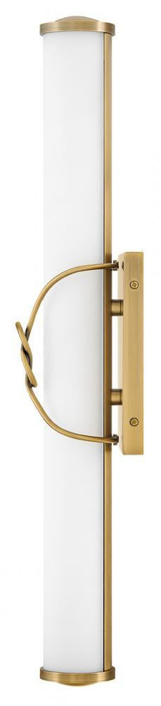 Hinkley Kitts Medium LED Vanity Lacquered Brass