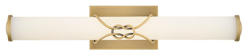 Hinkley Kitts Medium LED Vanity Lacquered Brass