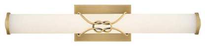 Hinkley Kitts Medium LED Vanity Lacquered Brass