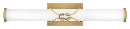 Hinkley Kitts Medium LED Vanity Lacquered Brass