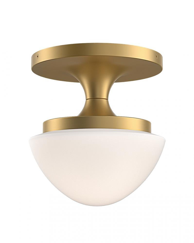 Hinkley Knox Extra Small Semi-Flush Mount Lacquered Brass