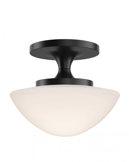 Hinkley Knox Small Semi-Flush Mount Black