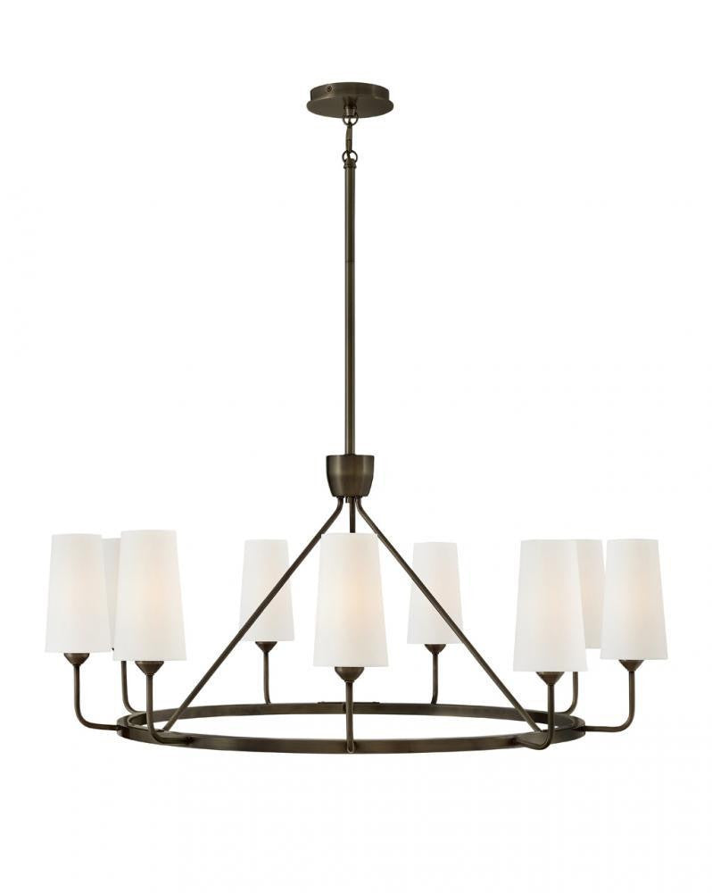 Hinkley Lewis Medium Single Tier Pendant Black Oxide