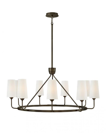 Hinkley Lewis Medium Single Tier Pendant Black Oxide