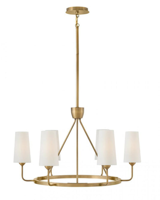 Hinkley Lewis Medium Single Tier Pendant Heritage Brass