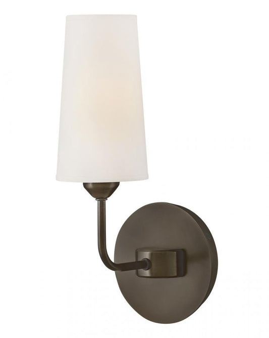 Hinkley Lewis Single Light Sconce Black Oxide