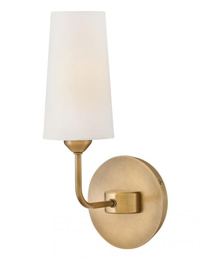 Hinkley Lewis Single Light Sconce Heritage Brass
