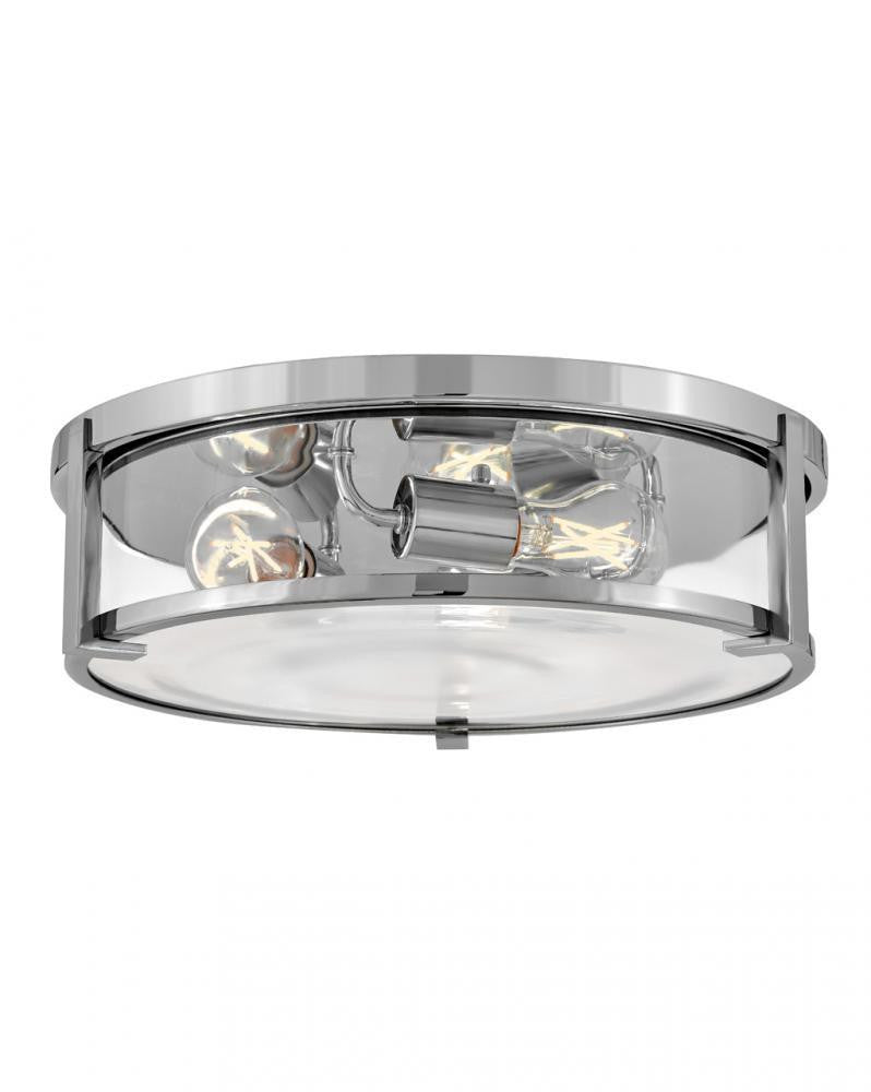 Hinkley Lowell Medium Flush Mount Chrome