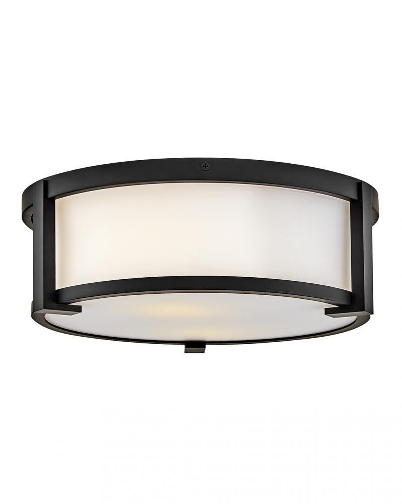Hinkley Lowell Small Flush Mount Black