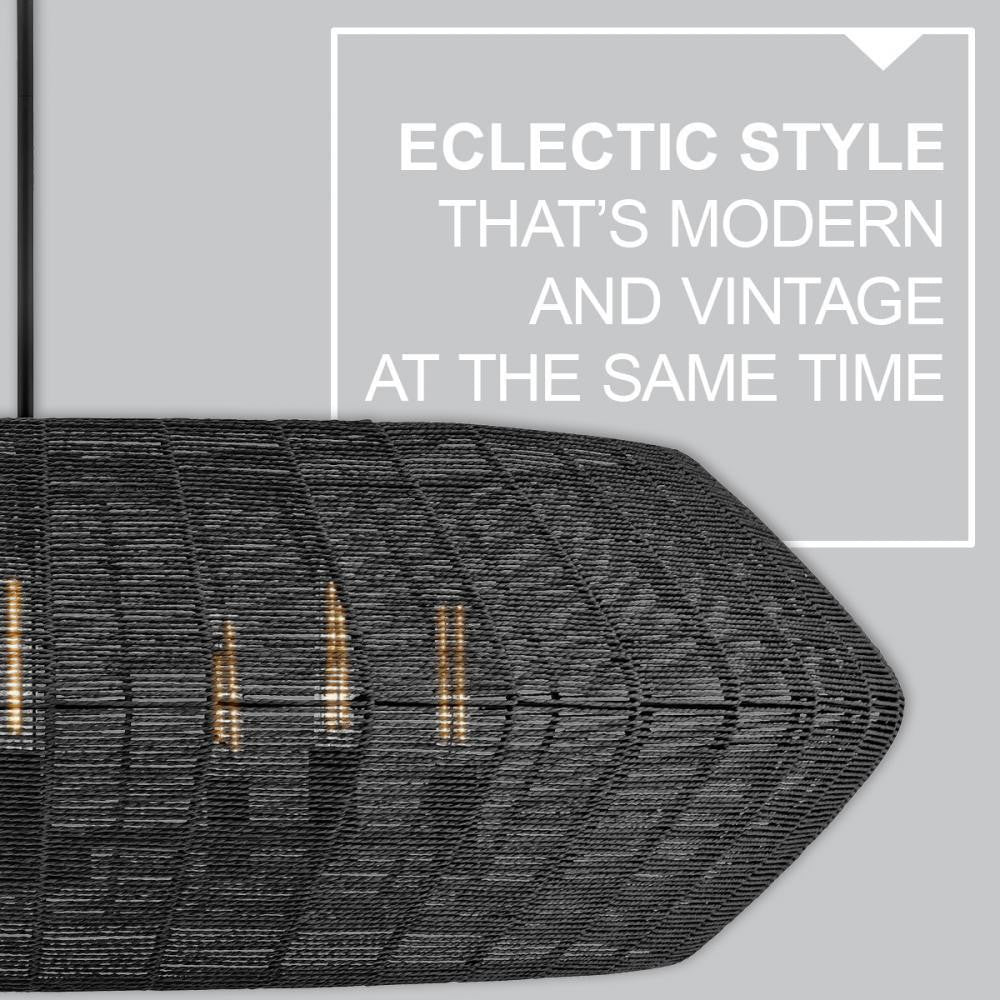Hinkley Luca Double Extra Large Multi Tier Chandelier Black 27.75"W x 31.25"H x 27.75"L Black Shade