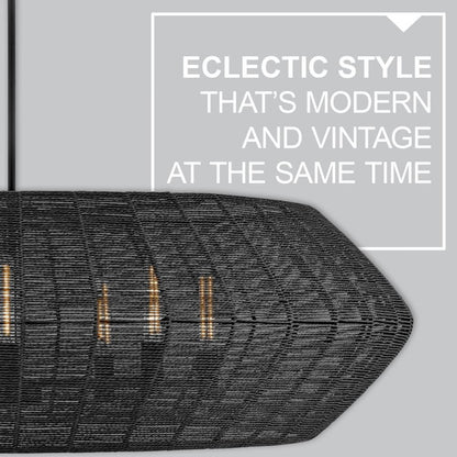 Hinkley Luca Double Extra Large Multi Tier Chandelier Black 27.75"W x 31.25"H x 27.75"L Black Shade