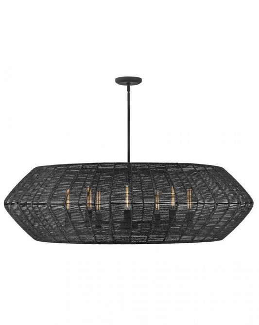 Hinkley Luca Extra Large Drum Chandelier Black