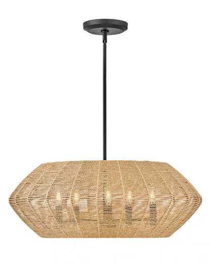 Hinkley Luca Medium Convertible Drum Pendant Steel