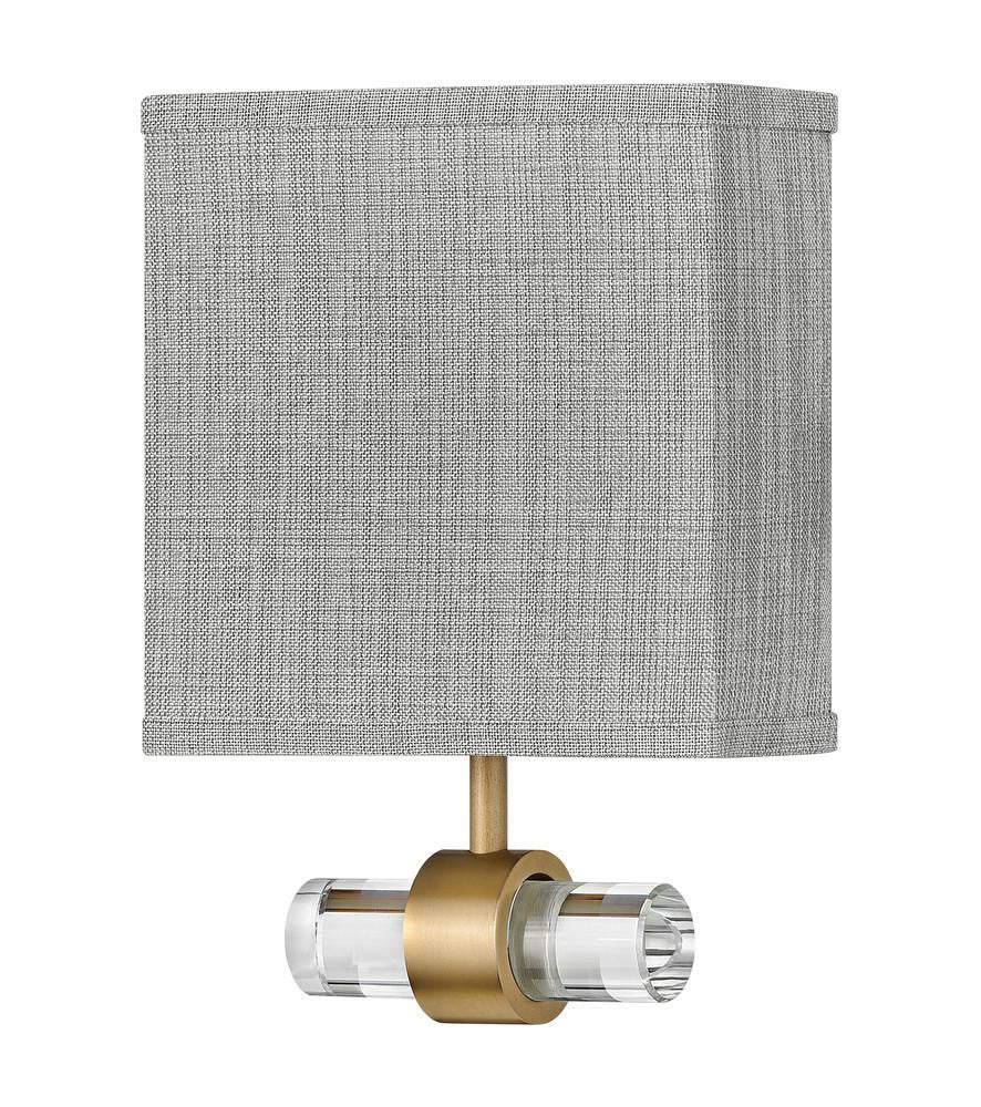 Hinkley Luster Single Light Sconce Heritage Brass