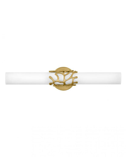 Hinkley Lyra Medium LED Vanity Light Aluminum, Lacquered Brass