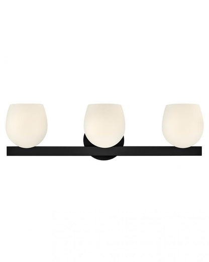 Hinkley Mae Medium Three Light Vanity Black