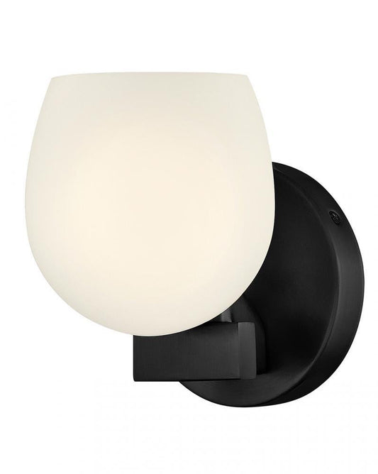 Hinkley Mae Small Single Light Sconce Black