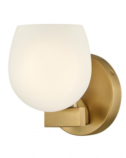 Hinkley Mae Small Single Light Sconce Lacquered Brass