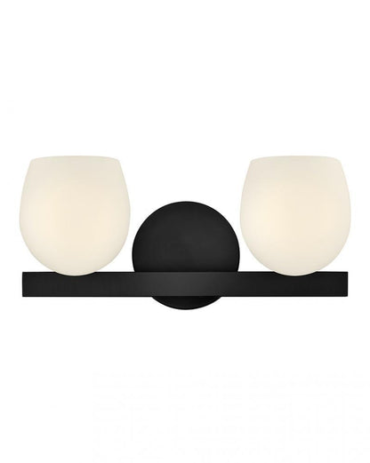 Hinkley Mae Small Two Light Vanity Black