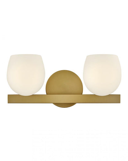Hinkley Mae Small Two Light Vanity Lacquered Brass
