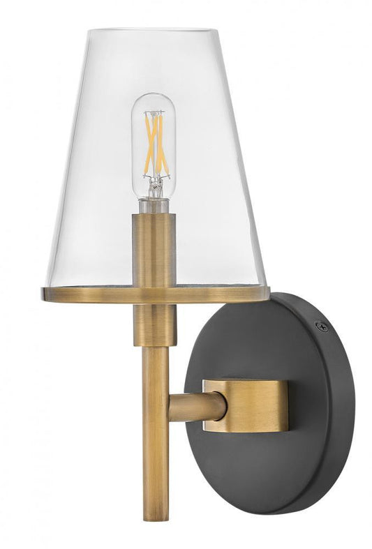 Hinkley Marten Medium Single Light Bath Wall Sconce Heritage Brass