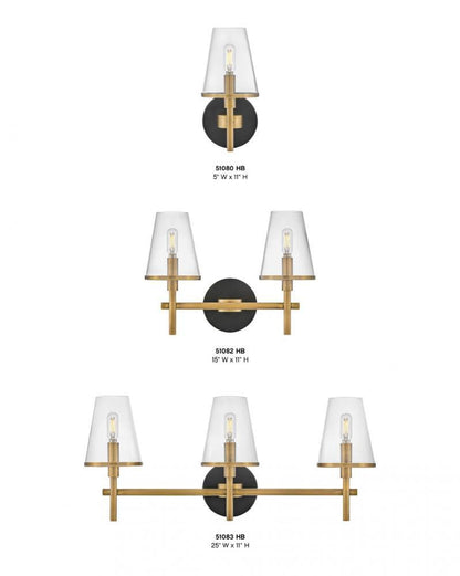 Hinkley Marten Medium Three Light Vanity