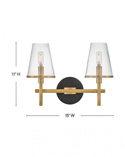 Hinkley Marten Small Two Light Vanity