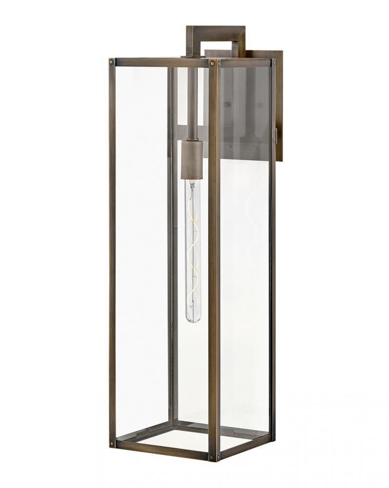 Hinkley Max Outdoor Wall Lantern Aluminum, Burnished Bronze