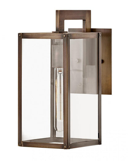 Hinkley Max LED Outdoor Wall Lantern Aluminum, Burnished Bronze