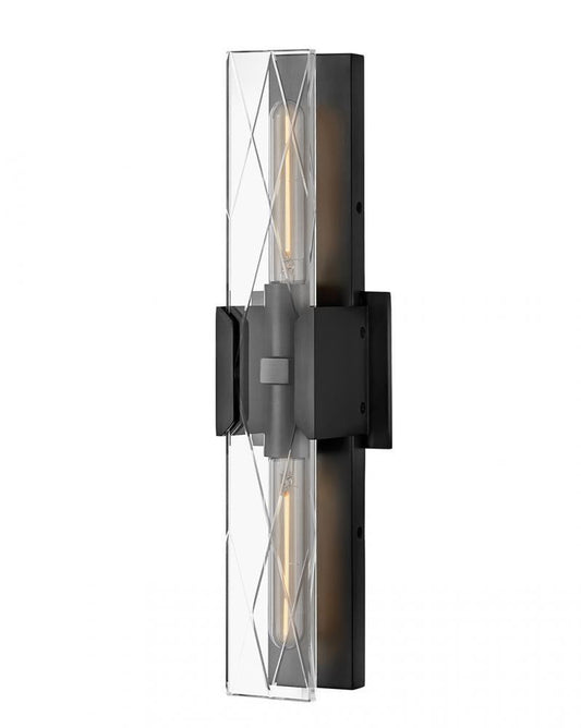 Hinkley Monte Large Two Light Sconce Black Oxide