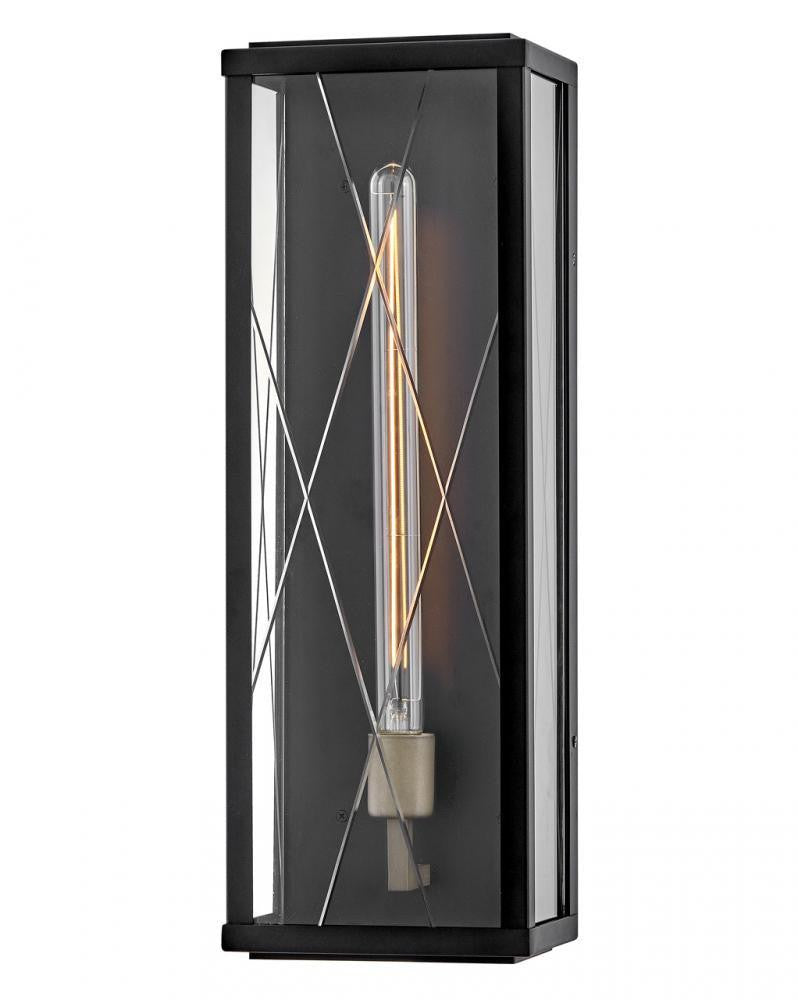 Hinkley Monte Large Wall Mount Lantern Black
