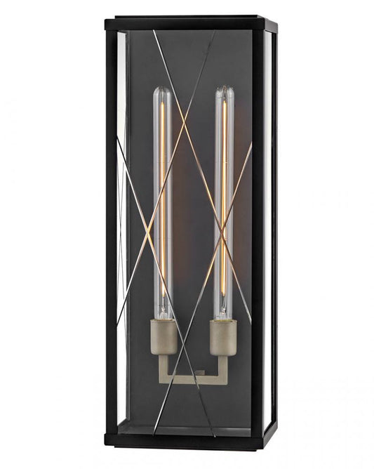 Hinkley Monte Large Wall Mount Lantern Black