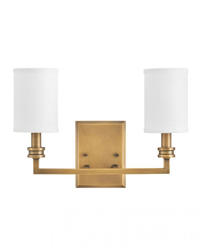 Hinkley Moore Medium Sconce Heritage Brass