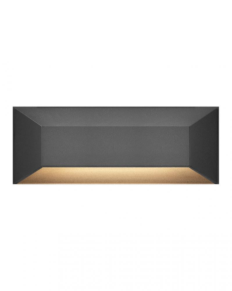 Hinkley Nuvi Large Rectangular Deck Sconce Black