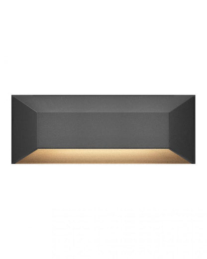 Hinkley Nuvi Large Rectangular Deck Sconce Black