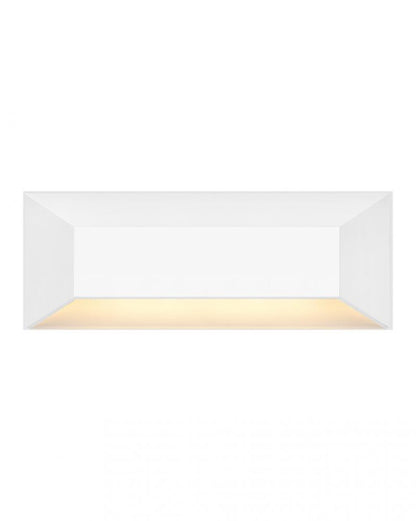 Hinkley Nuvi Large Rectangular Deck Sconce Matte White