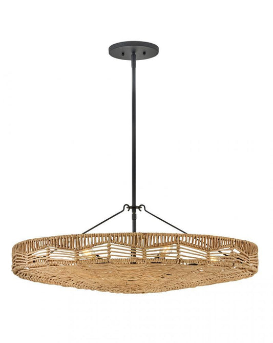 Hinkley Ophelia Medium Single Tier Pendant Black, Brown