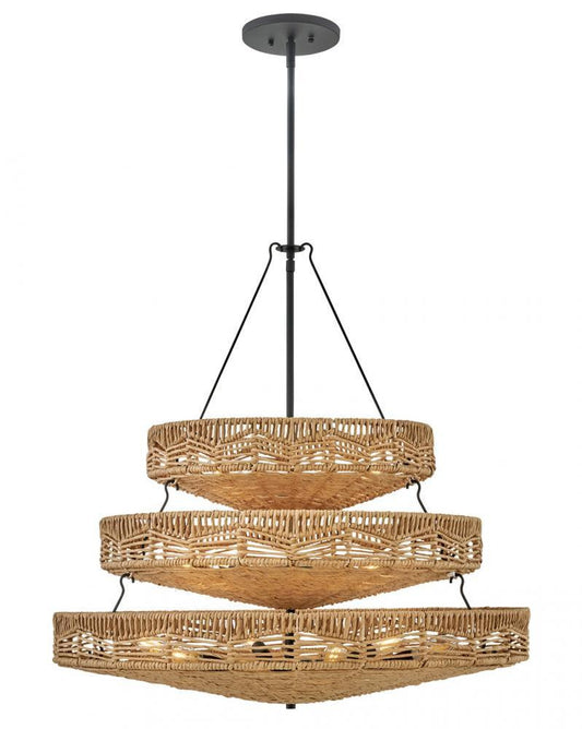 Hinkley Ophelia Medium Single Tier Pendant Black, Brown