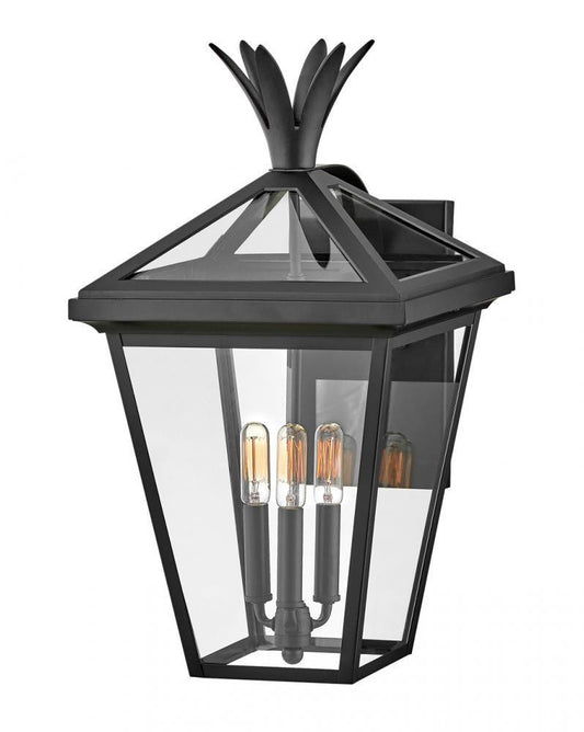 Hinkley Palma Outdoor Wall Lantern Aluminum, Black