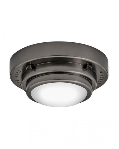 Hinkley Porte Extra Small Flush Mount or Sconce Black Oxide