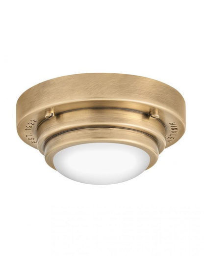 Hinkley Porte Extra Small Flush Mount or Sconce Heritage Brass