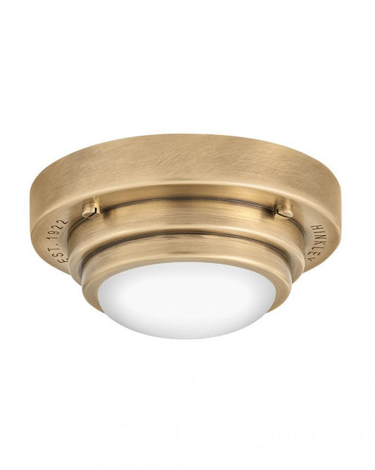 Hinkley Porte Extra Small Flush Mount or Sconce Heritage Brass