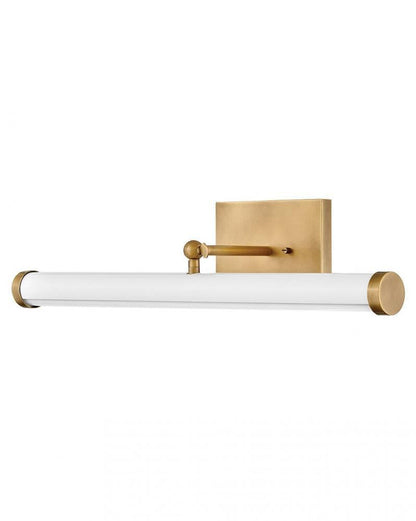 Hinkley Regis Medium Adjustable LED Accent Light Heritage Brass with Gloss White