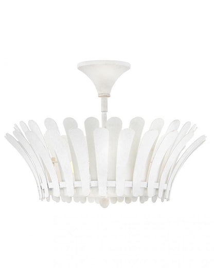 Hinkley Reina Medium Semi-Flush Mount Textured Plaster