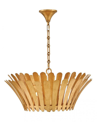 Hinkley Reina Medium Tapered Chandelier Distressed Brass