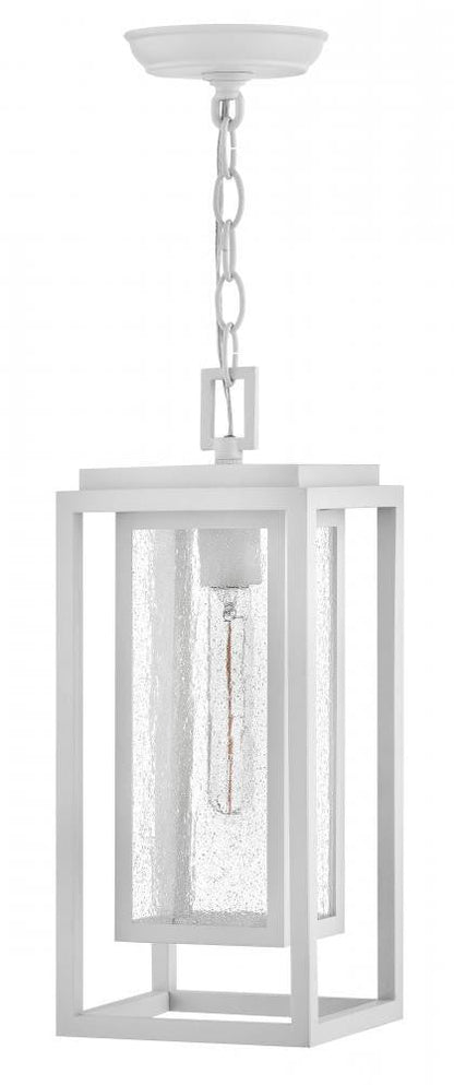 Hinkley Republic Medium Hanging Lantern Textured White
