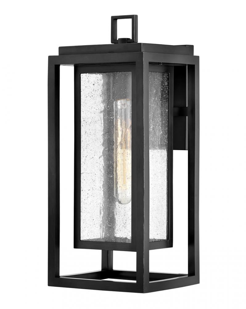 Hinkley Republic Medium Wall Mount Lantern 12V Satin Nickel, Nickel